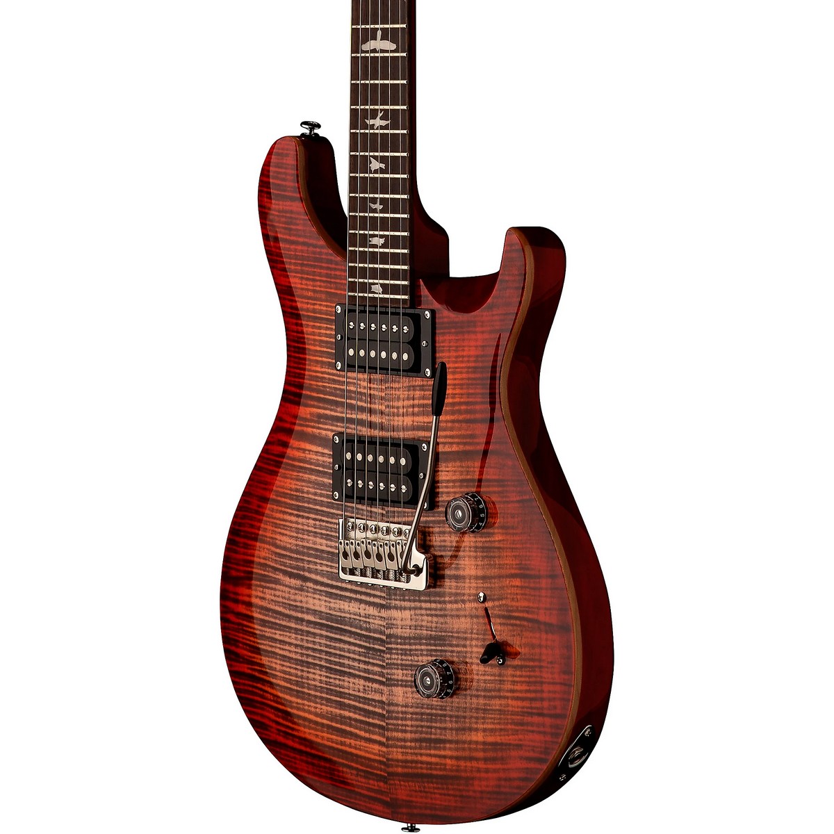 Электрогитара PRS SE Custom 24 Charcoal Cherryburst