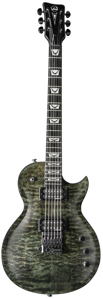 Электрогитара VGS Eruption Select Jet Black Faded Evertune