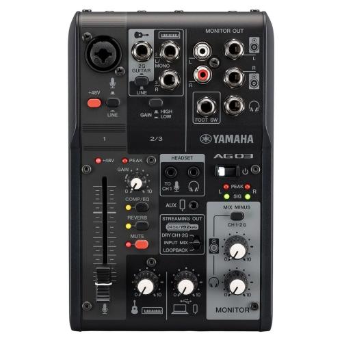Микшер Yamaha AG03MK2 Black