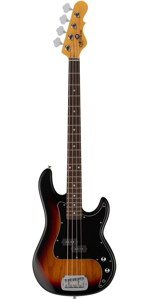 Бас-гитара G&L Tribute LB-100 3-Tone Sunburst Jatoba