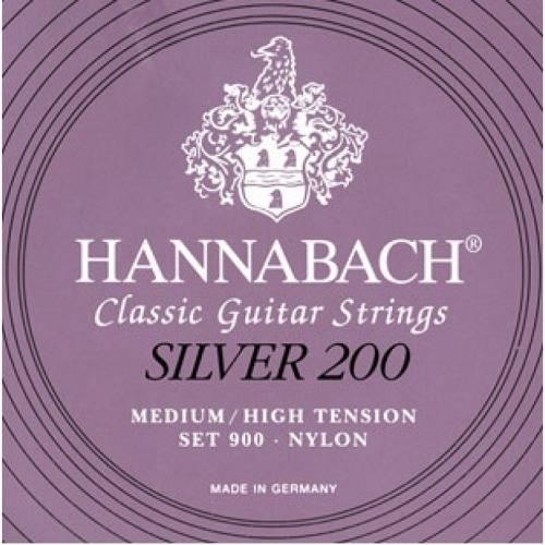 Струны для классической гитары Hannabach 900MHT Silver 200