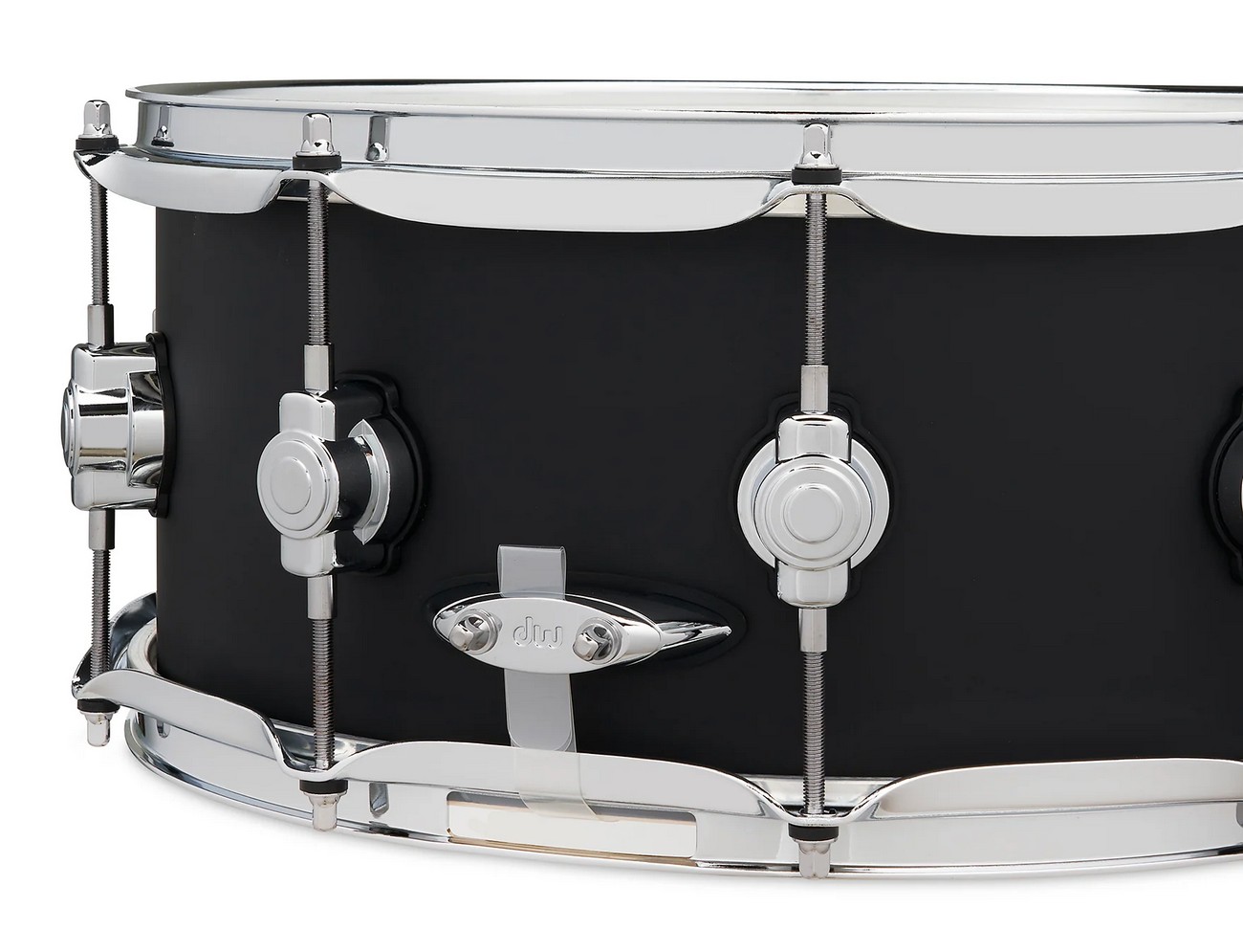 Малый барабан Drum Workshop DDLM0614SSBL Design Series