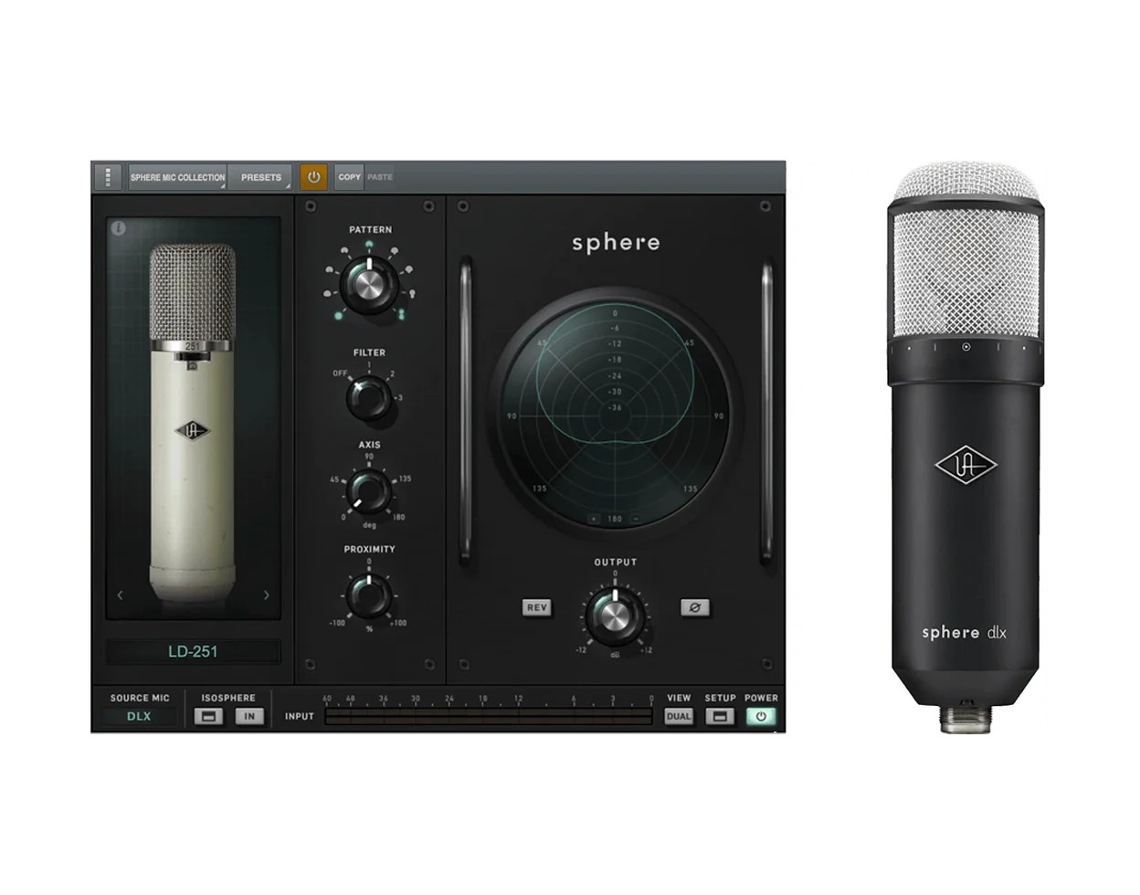 Конденсаторный микрофон Universal Audio Sphere DLX Modeling Microphone