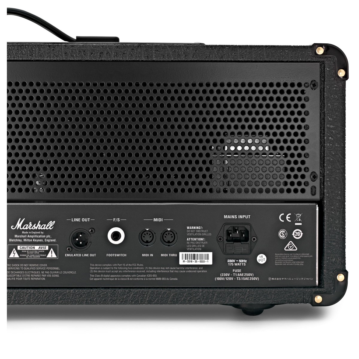 Гитарный усилитель Marshall JVM205H