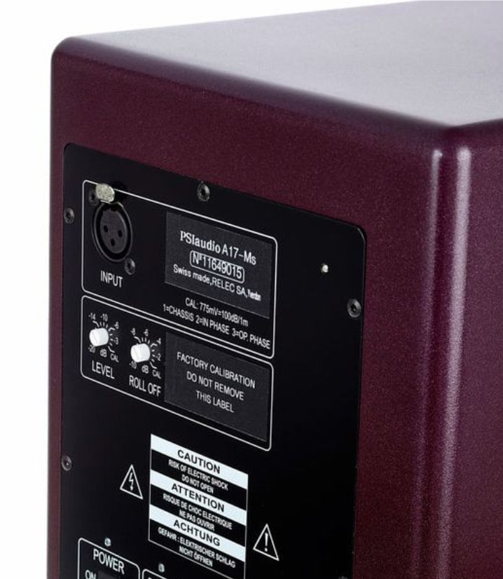 Студийный монитор PSI AUDIO A17-M Studio Red