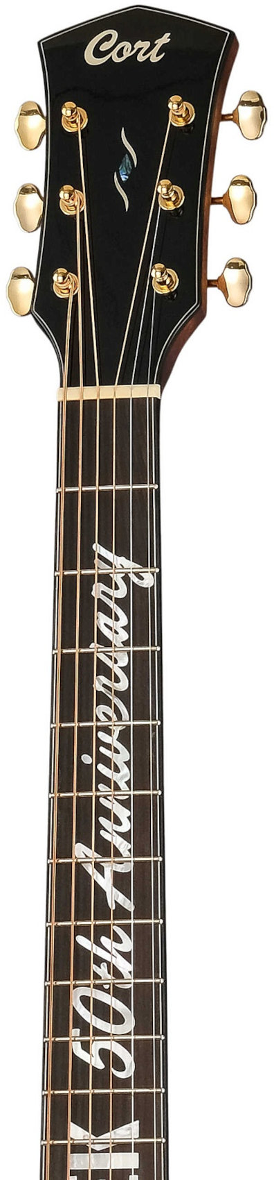 Электроакустическая гитара Cort Gold-D6-50th-WCASE-NAT Gold Series