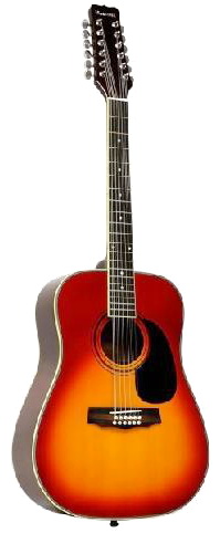 Двенадцатиструнная гитара WOODCRAFT W-12/SB 