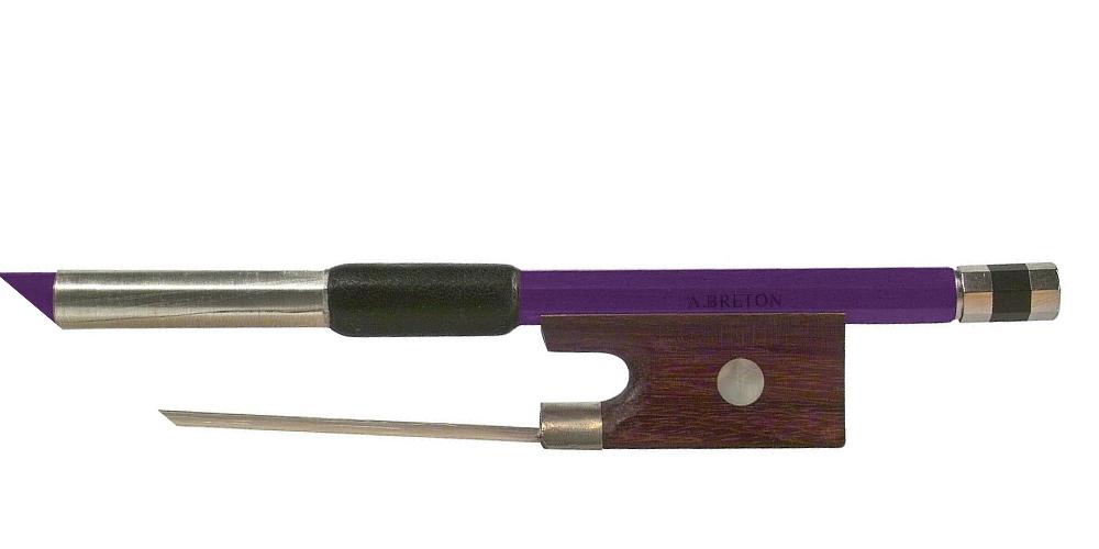 Смычок для скрипки ANTON BRETON AB-110PP Brazilwood Student Violin Bow 1/4 Purple