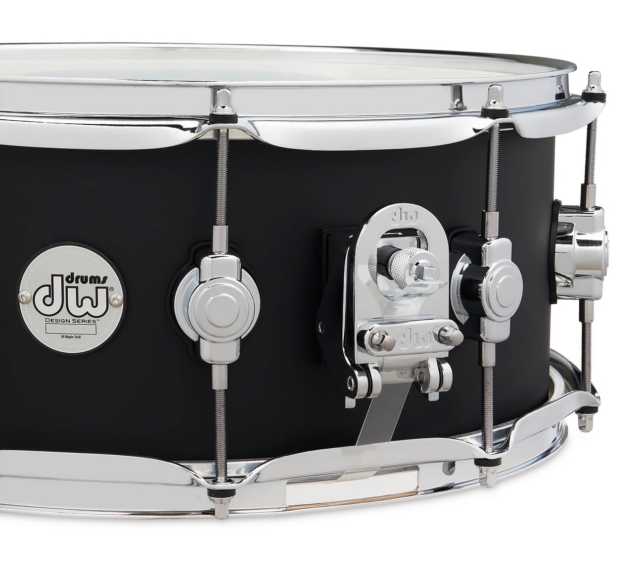 Малый барабан Drum Workshop DDLM0614SSBL Design Series