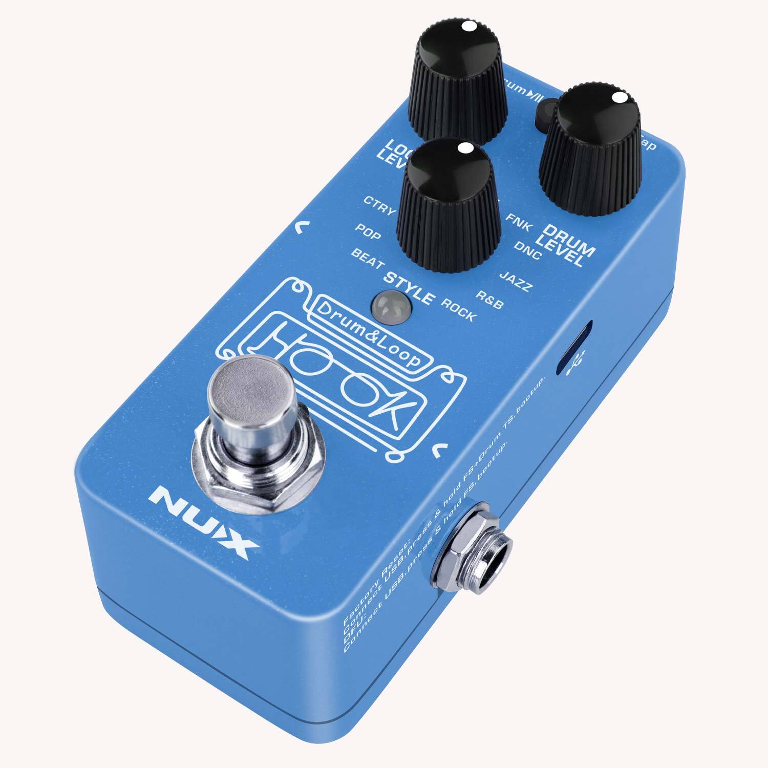Педаль эффектов NUX NDL-3 Hook Drum & Loop