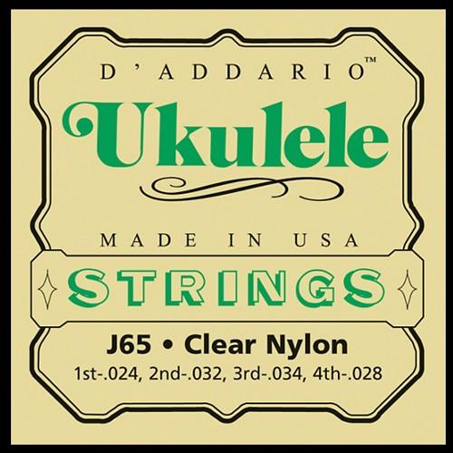 Струны для укулеле сопрано D'Addario J65