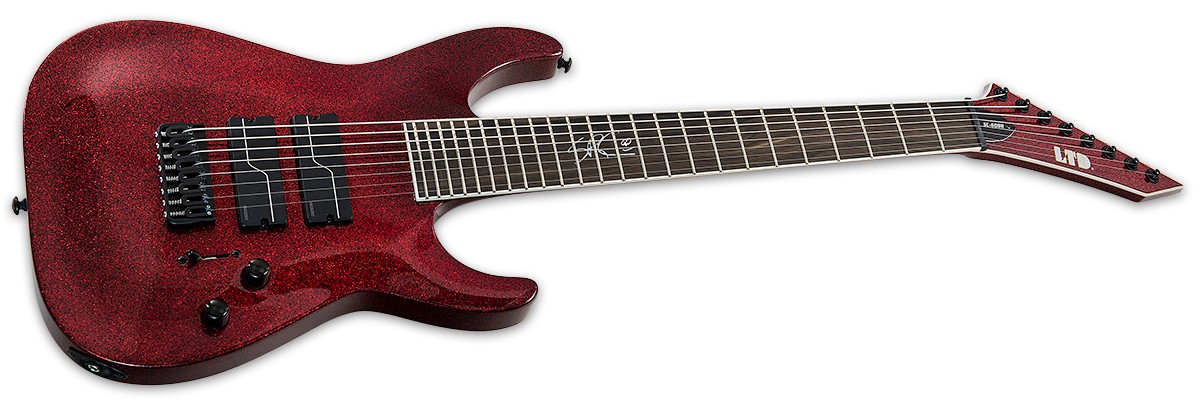 Электрогитара ESP LTD SC-608 Baritone Red Sparkle